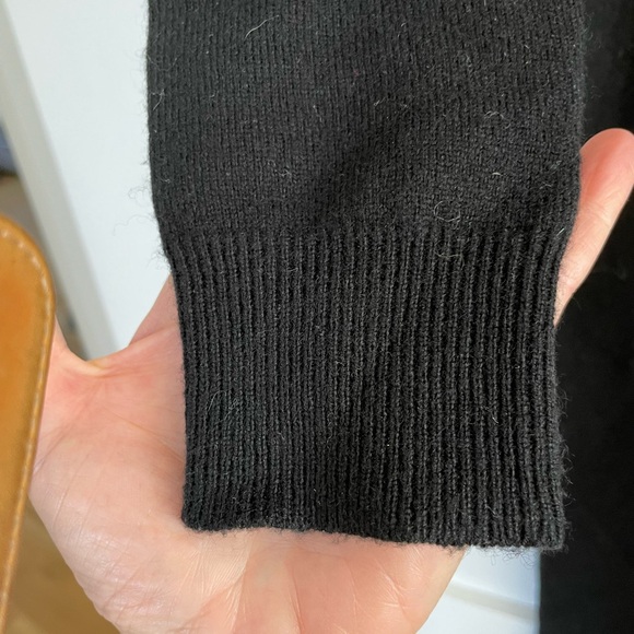 Vintage RALPH LAUREN Black Cashmere Dress - Picture 4 of 6